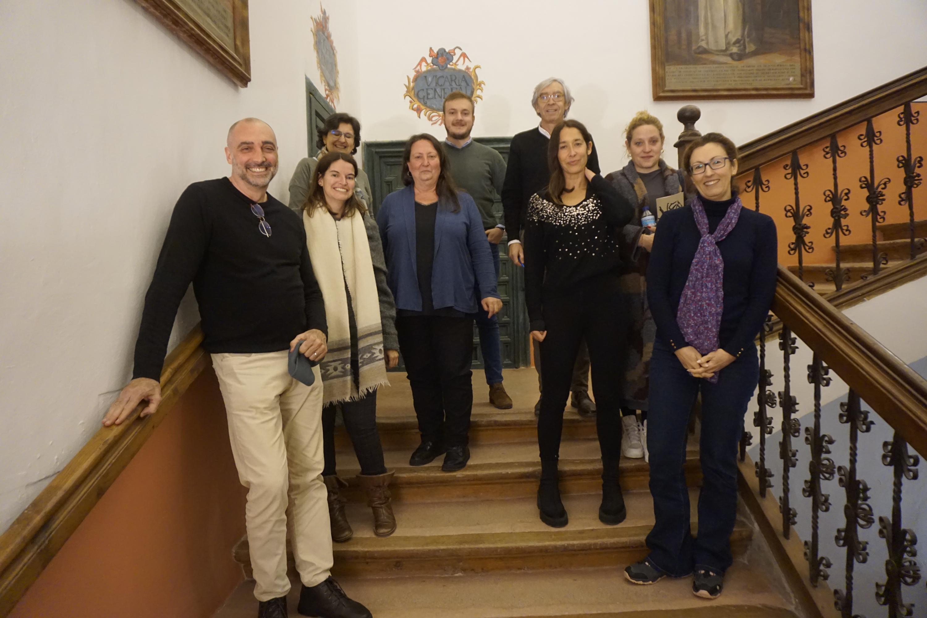 Sesión de trabajo con el alcalde de Albarracín y la Fundación Santa María de Albarracín